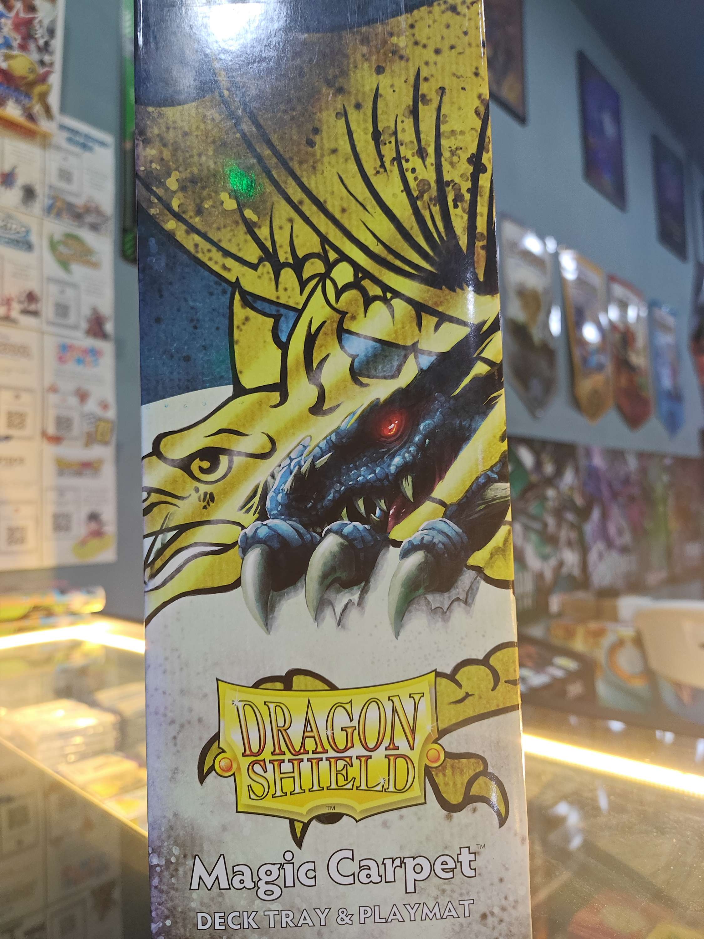 Dragón shield Magic Carpet Deck tray-Playmat black