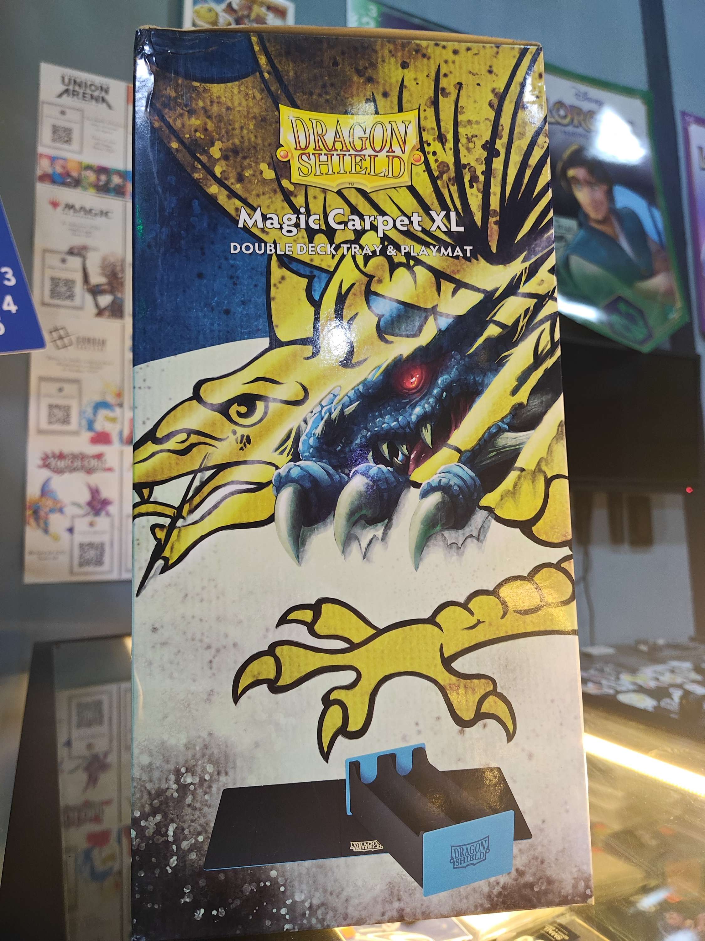 Dragón shield Magic Carpet XL deckbox Blue