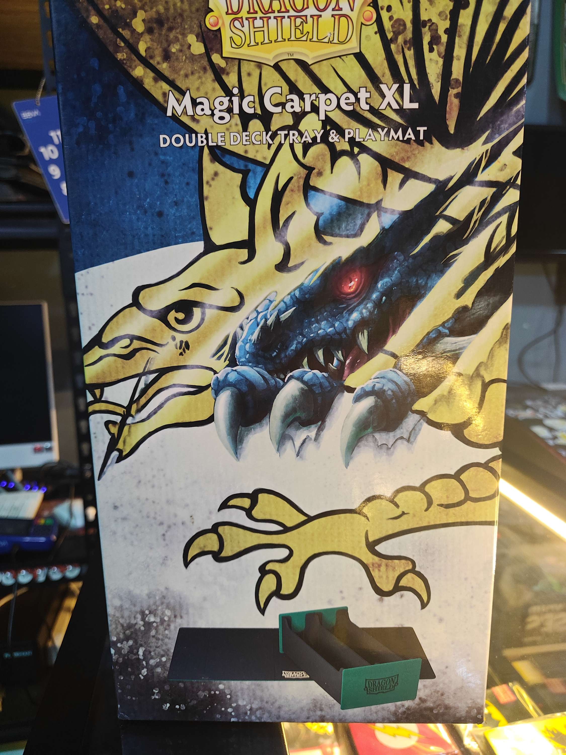 Dragón shield Magic Carpet XL deckbox Green