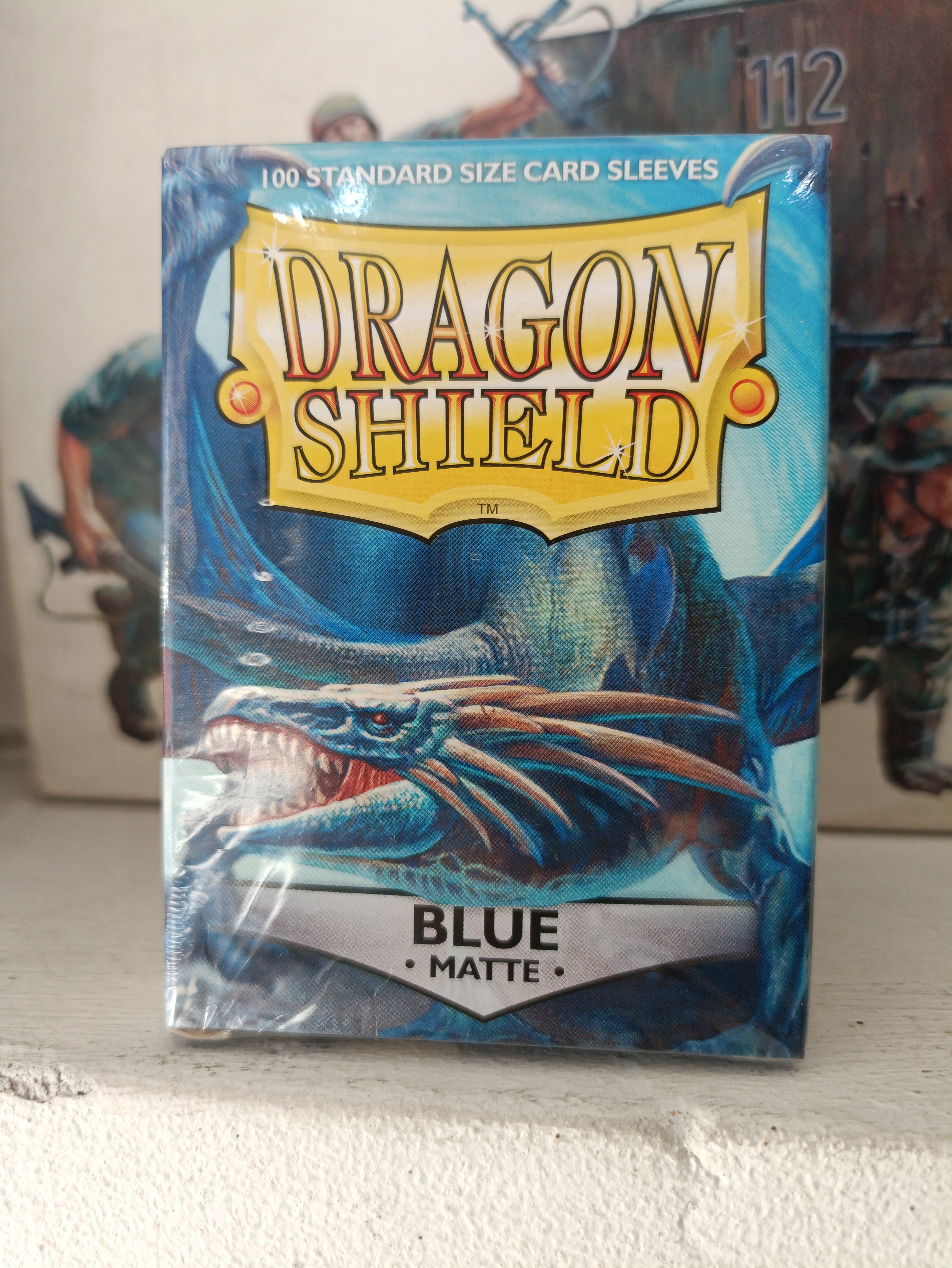 Dragon Shield Sleeves: 
Standard- Matte Blue (100 ct.)