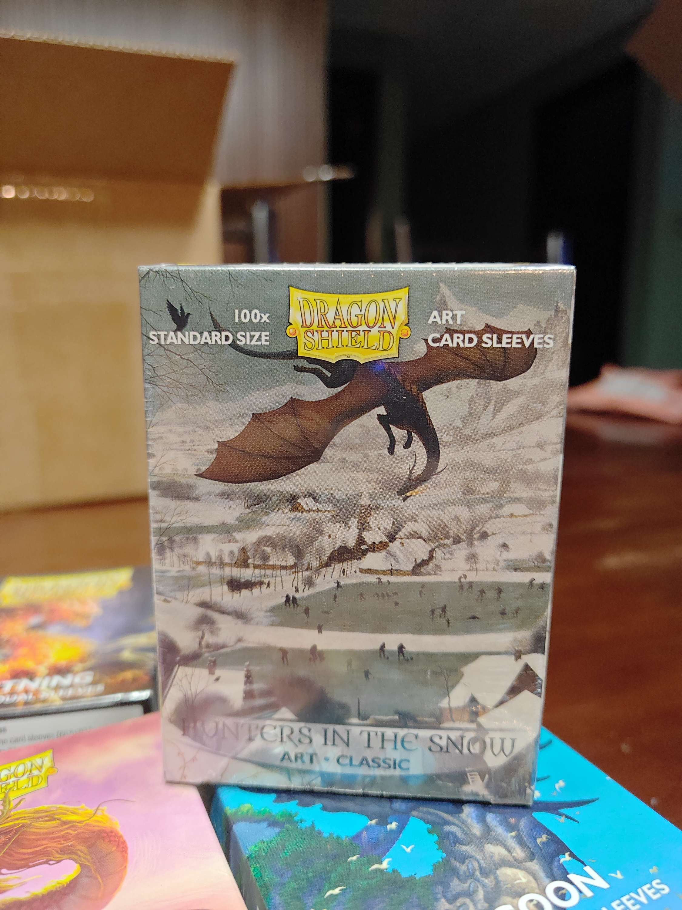 Dragon Shields: (100) Art Sleeves Classic Hunters in the Snow