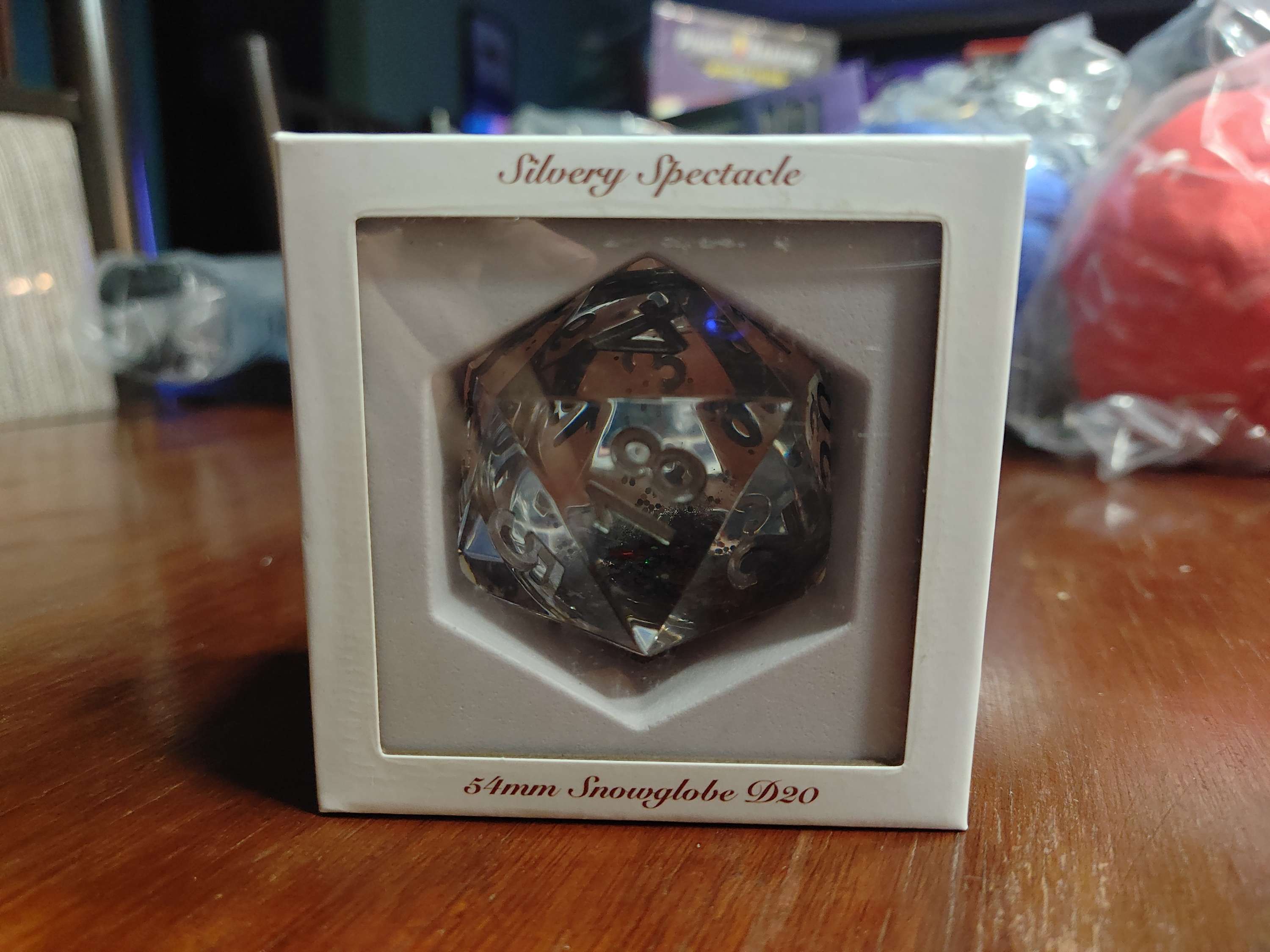 Silvery spectacle D20 54mm