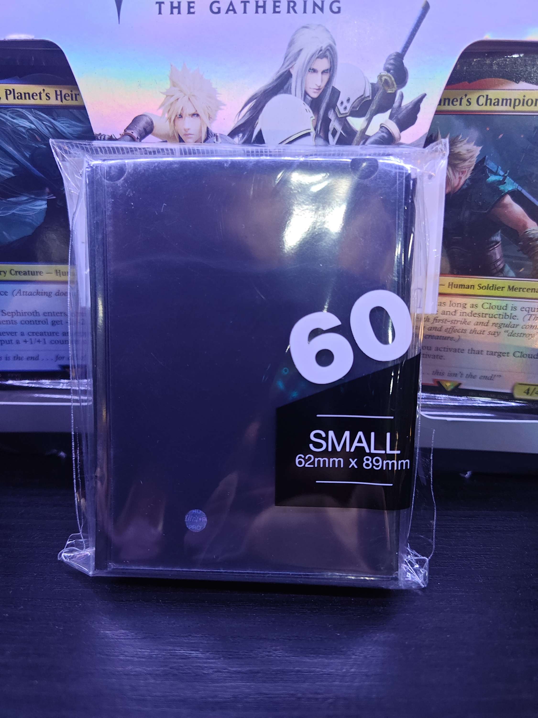 UP Gloss Sleeves (60) small Japanese black
