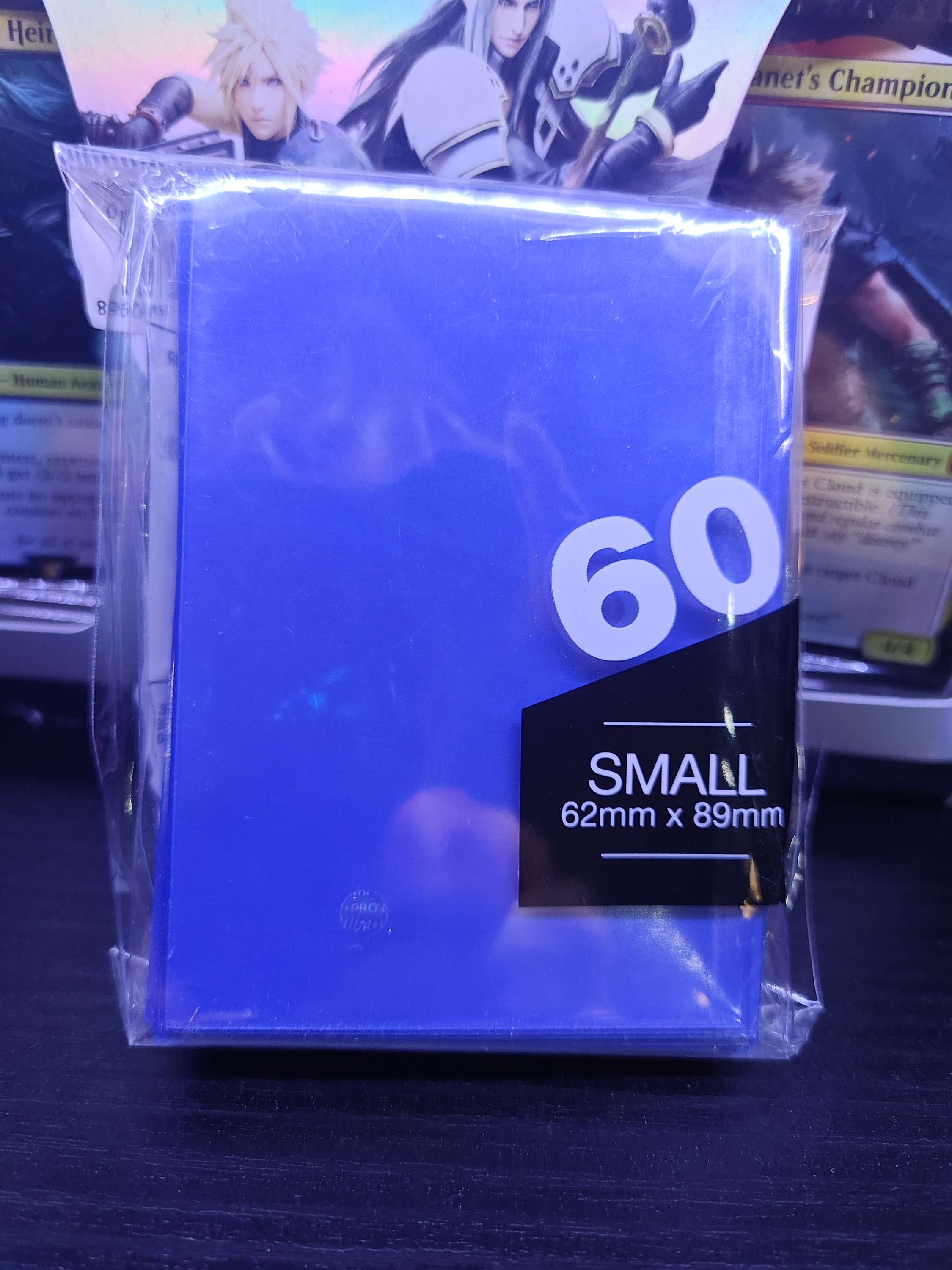 UP Gloss Sleeves (60) small Japanese blue