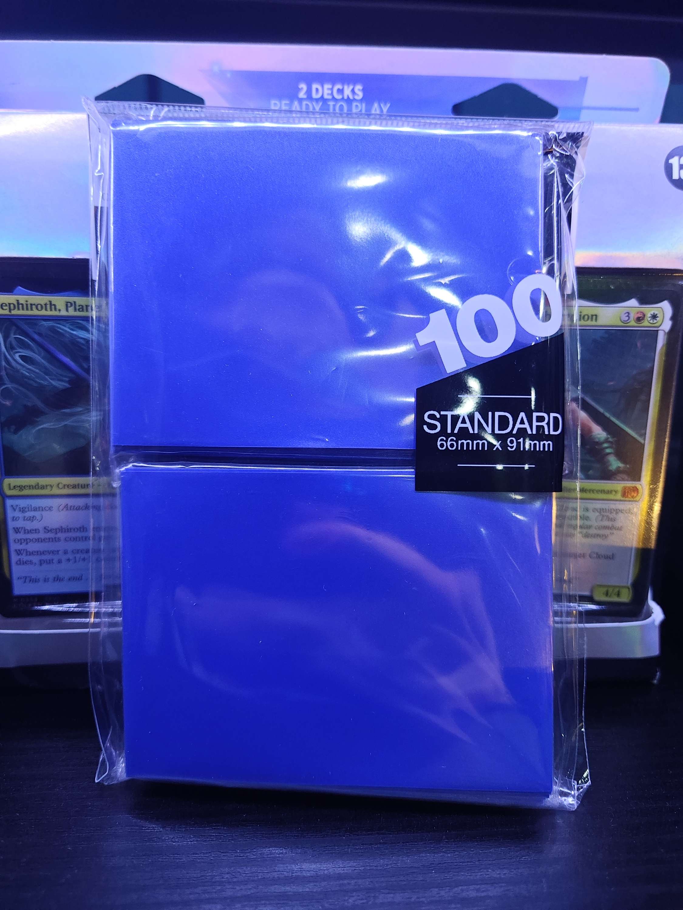 UP Matte Sleeves (100) Standar Blue