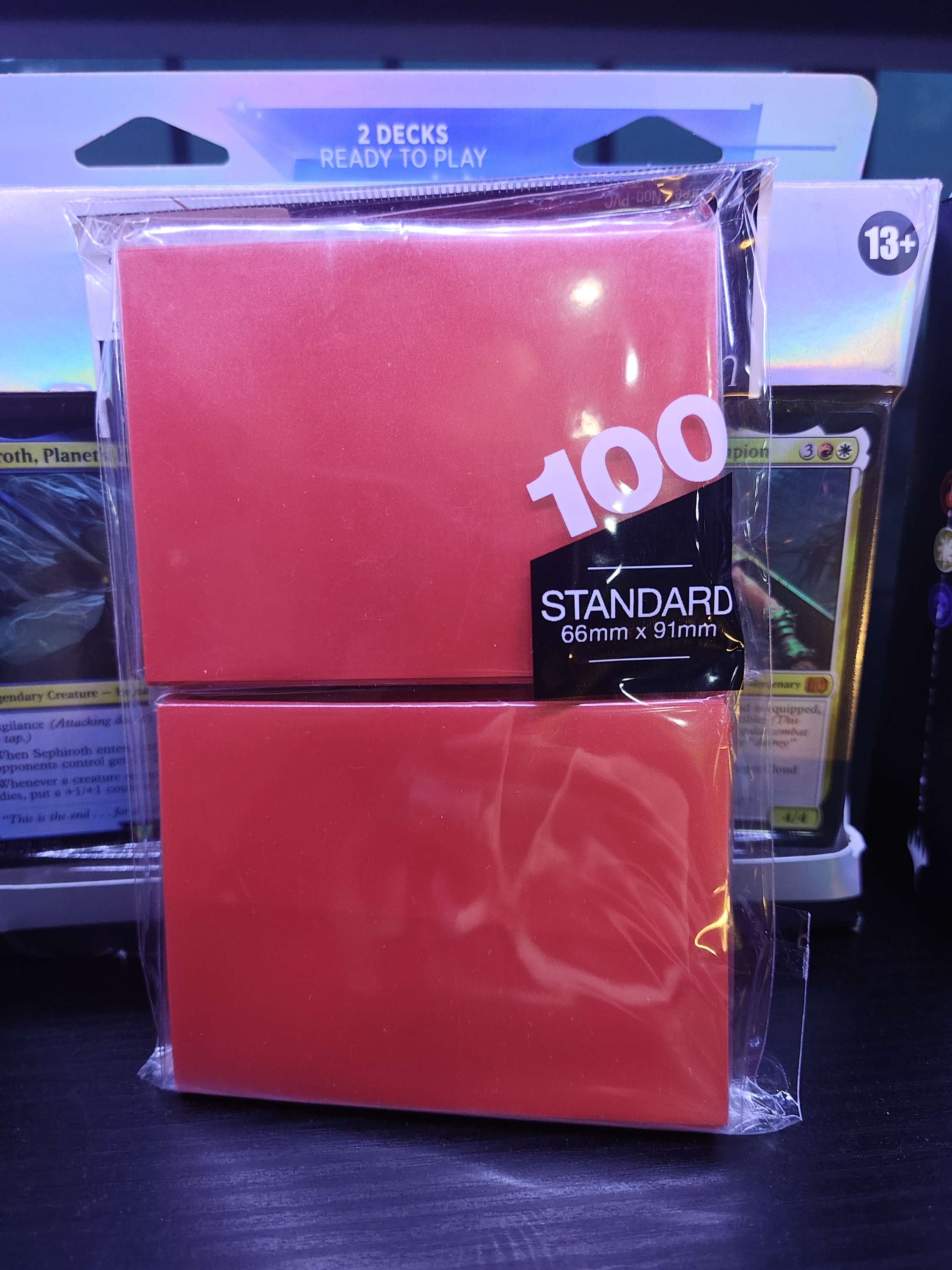 UP Matte Sleeves (100) Standar Red