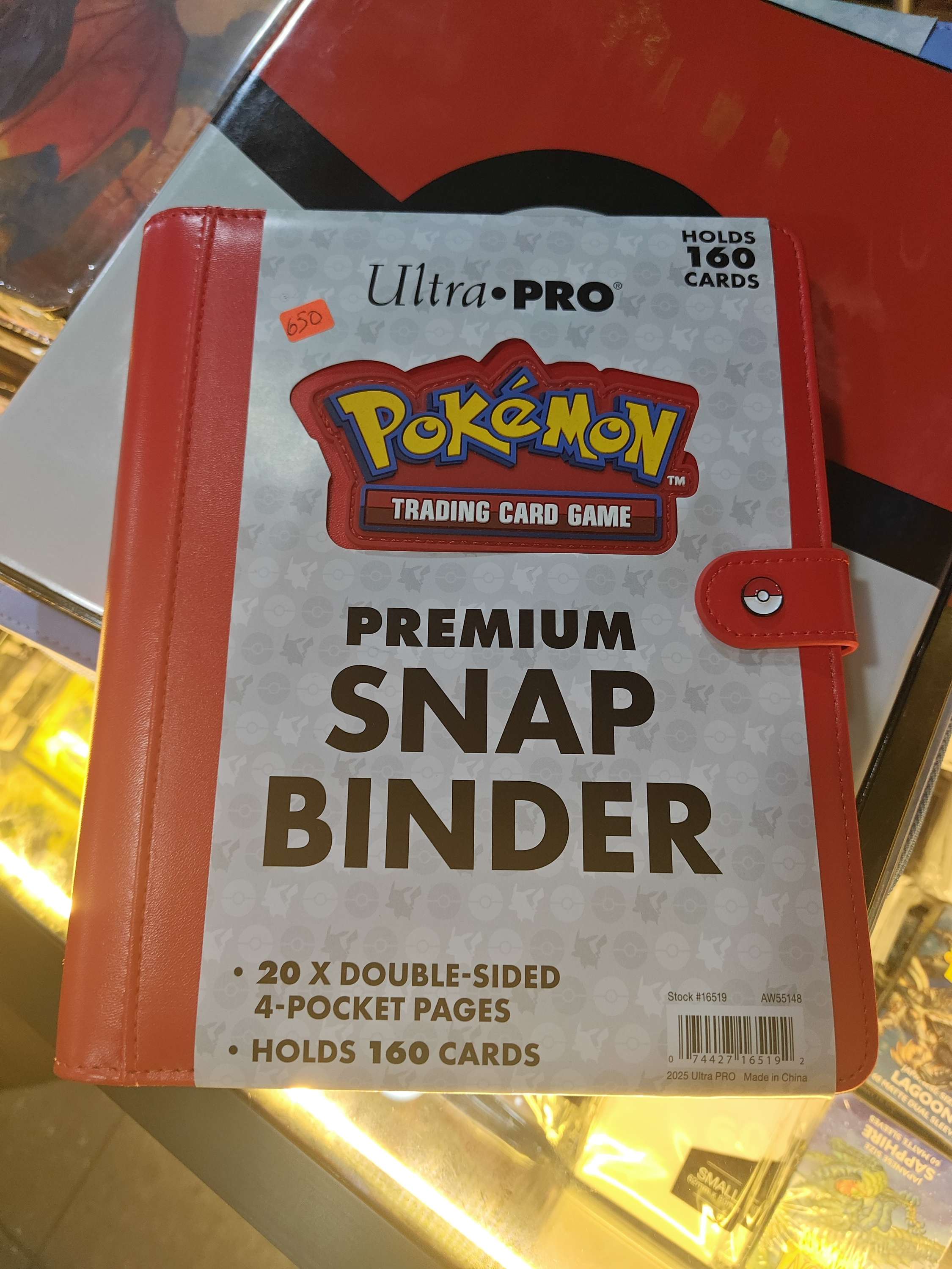 UP Pokémon premium snap binder