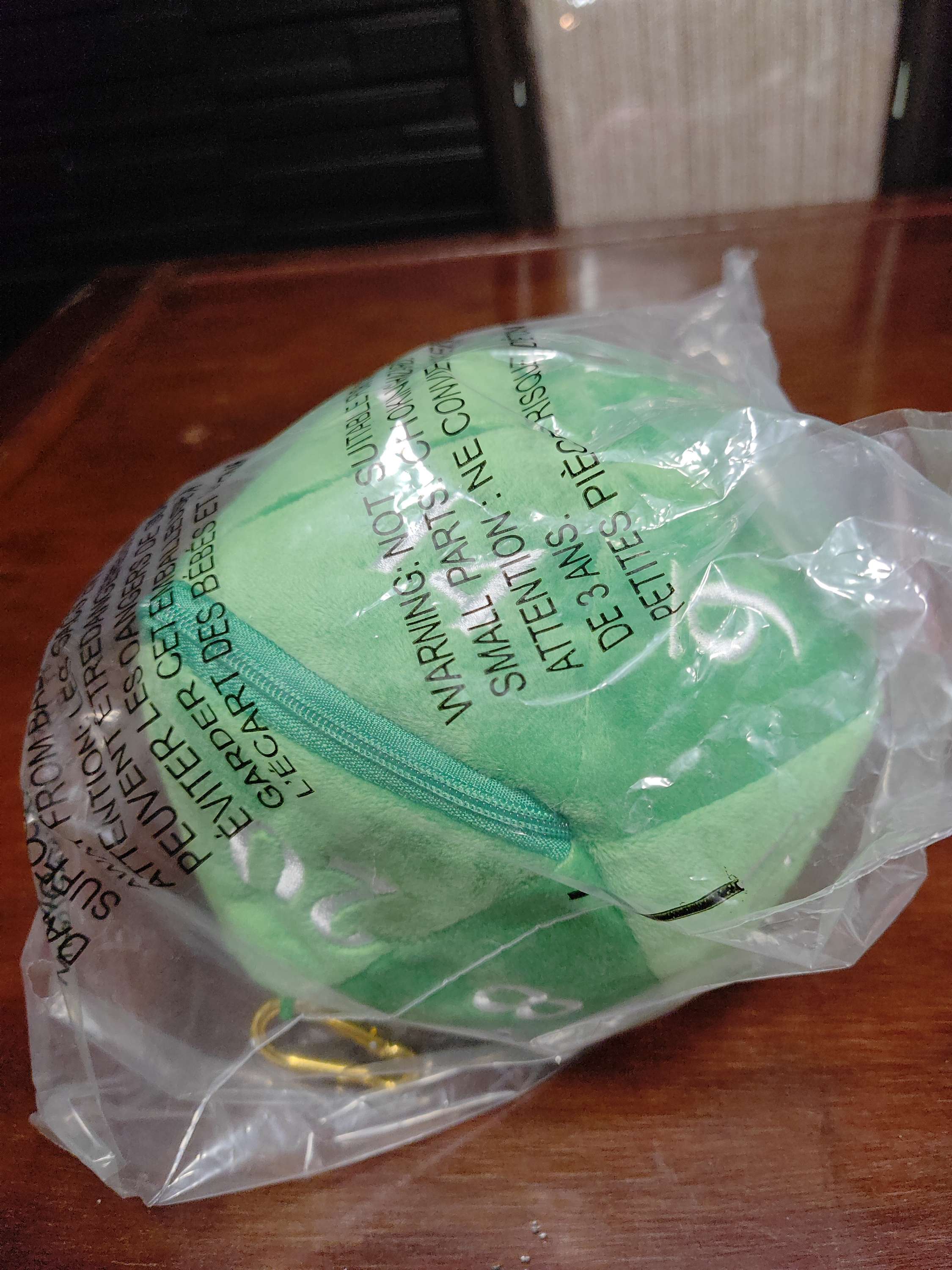 D20 Plush Dice Bag - green