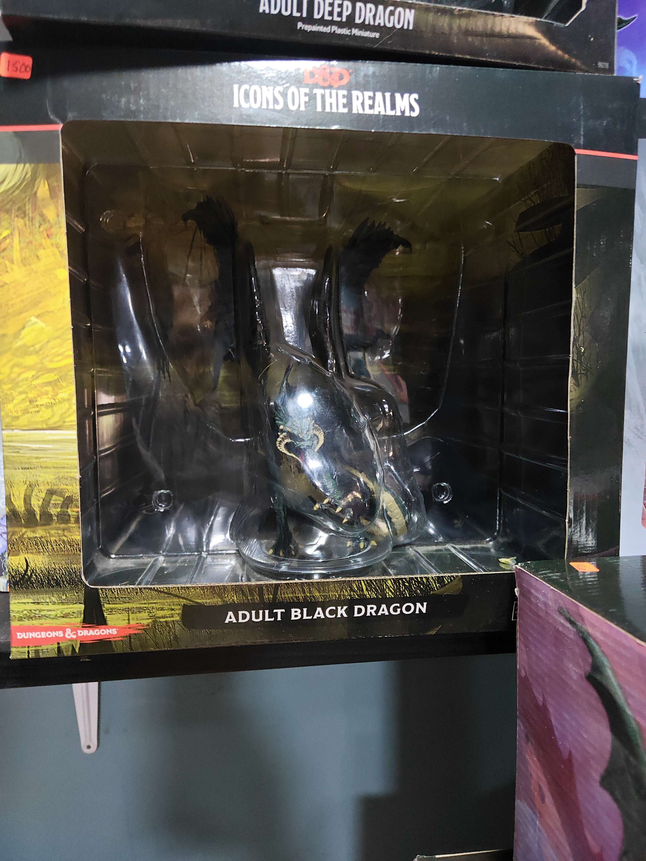 DnD Icons of the Realms adult black dragon
