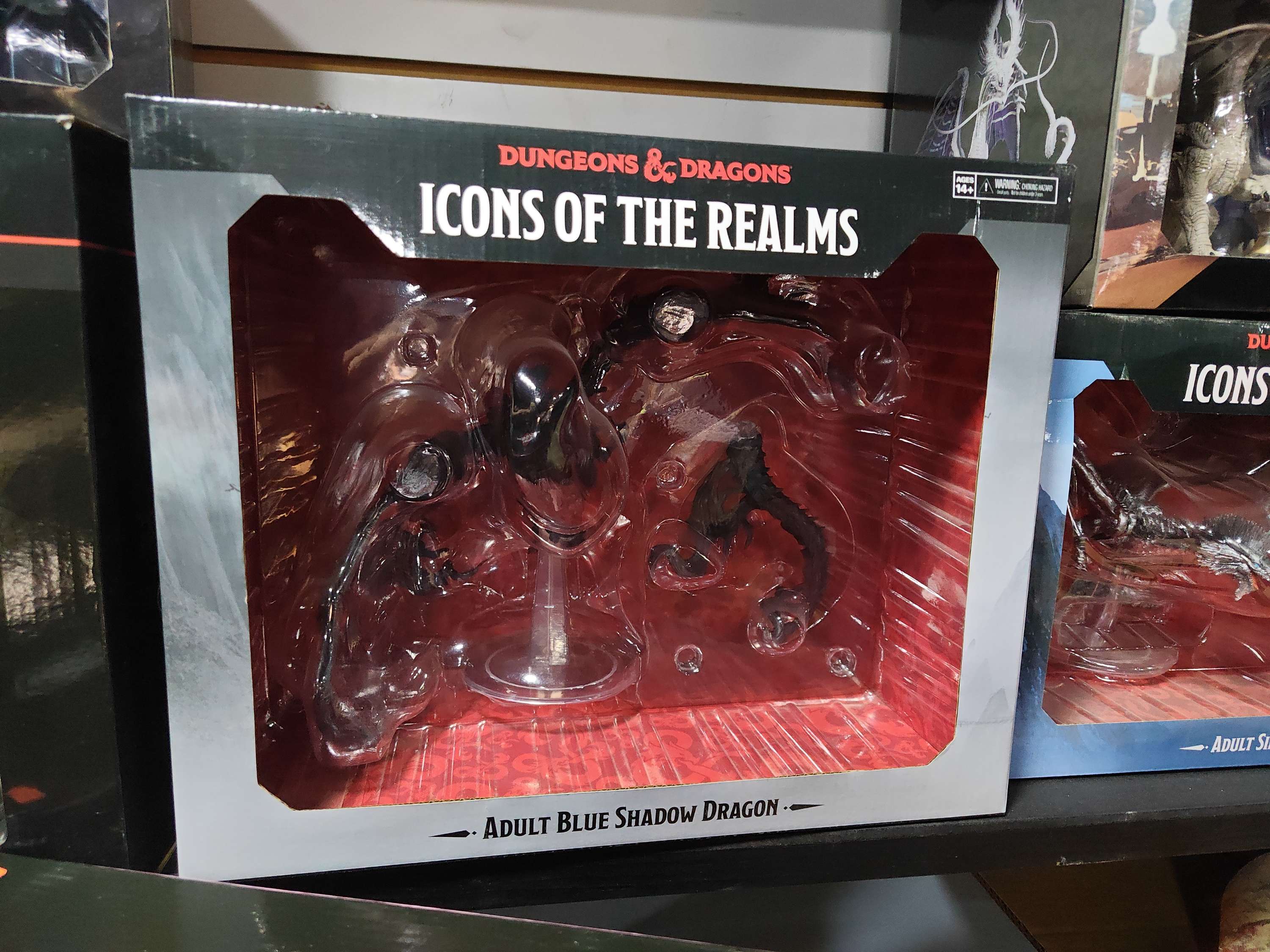 DnD Icons of the Realms adult blue shadow dragon