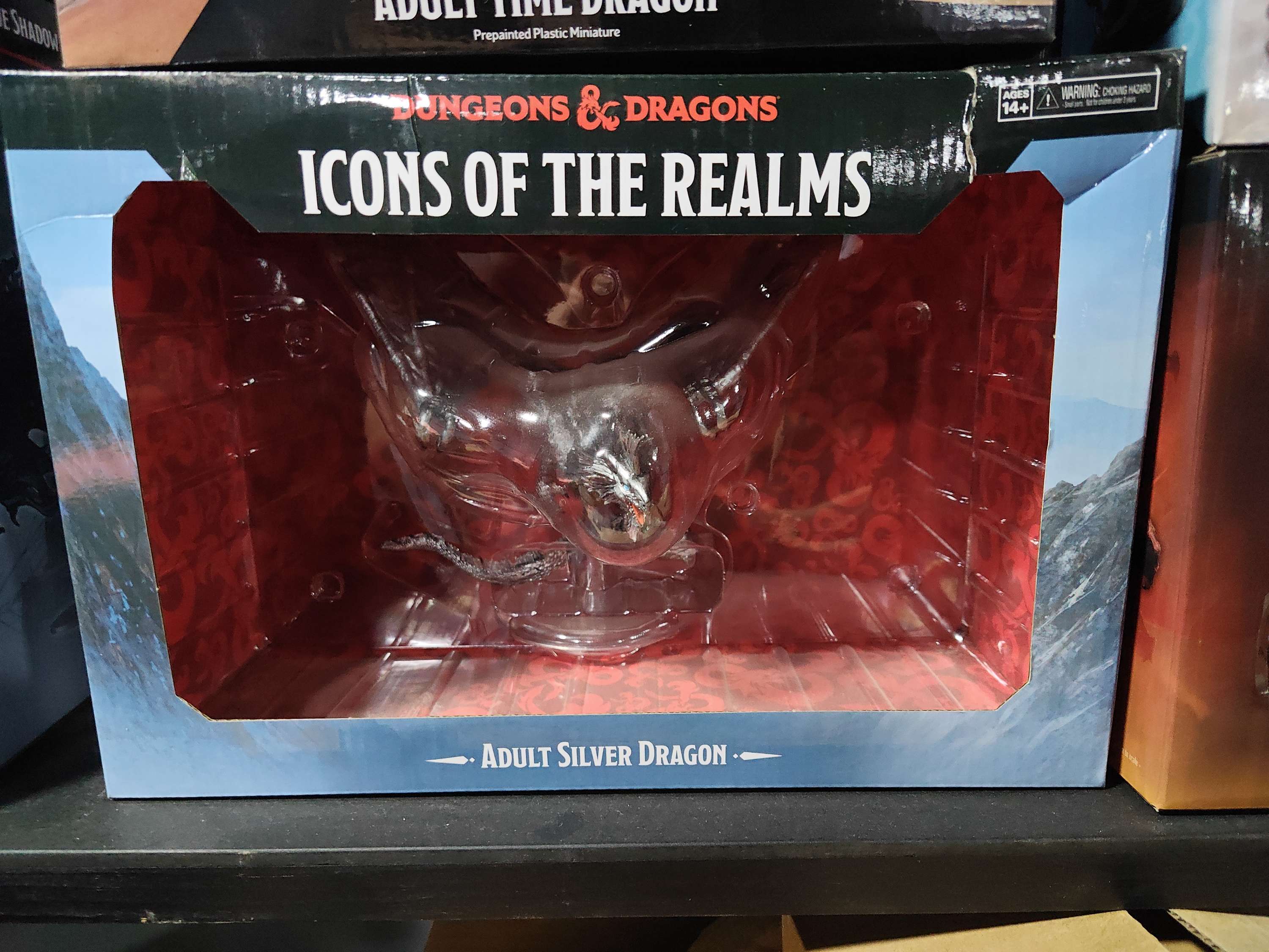 DnD Icons of the Realms adult Silver dragon