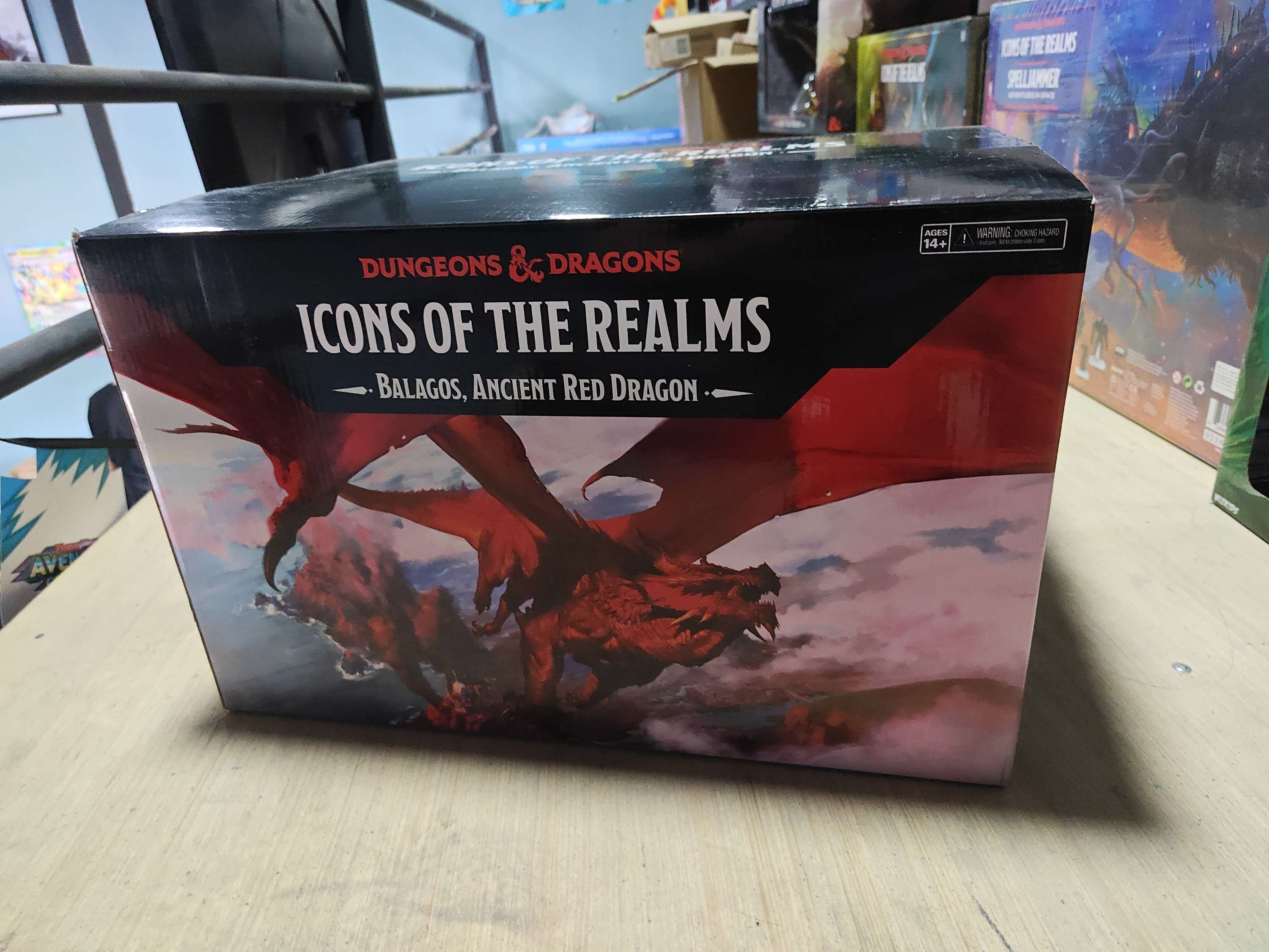 DnD Icons of the Realms  Baratos Ancient Red Dragon