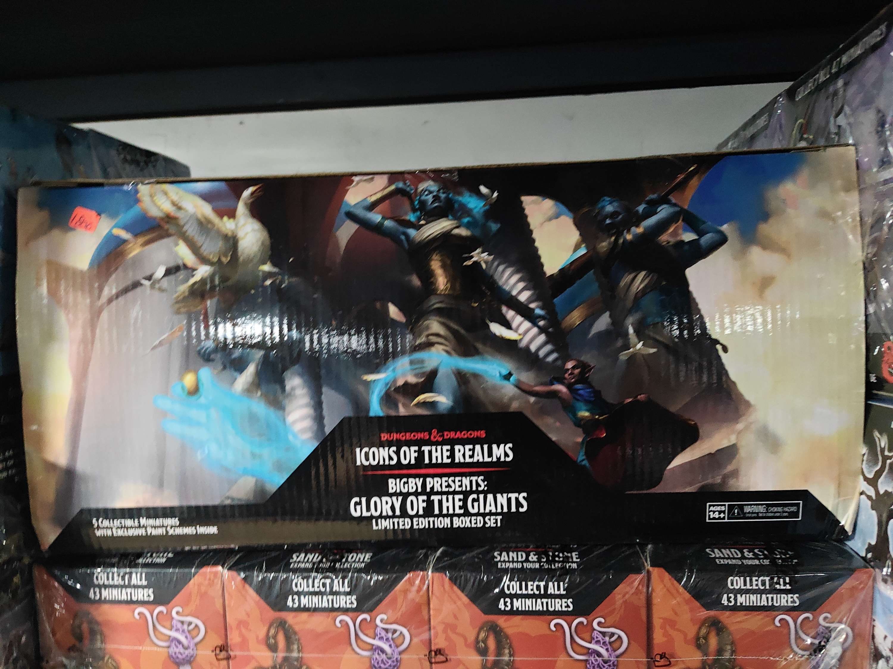 DnD Icons of the Realms Bigby Presents Glory of the giants limted edition boxed