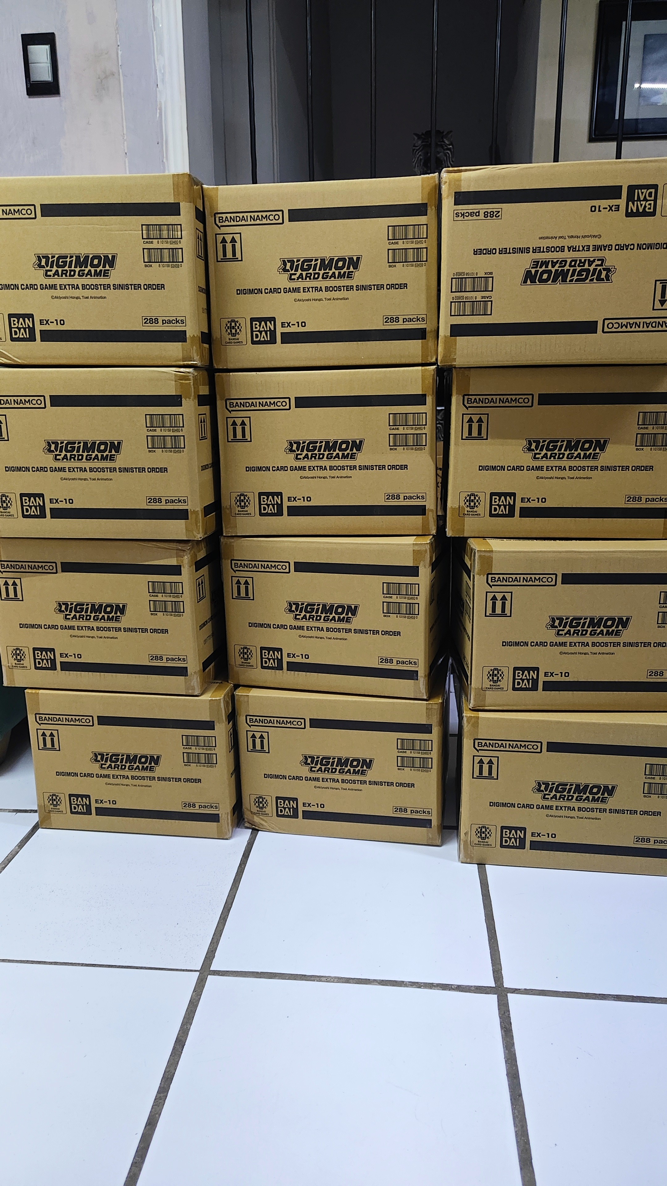 Case (12) Digimon Ex-10 booster box