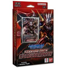 Display (8) Digimon Card Game: Rubeusdramon Starter Deck Display [ST-25]