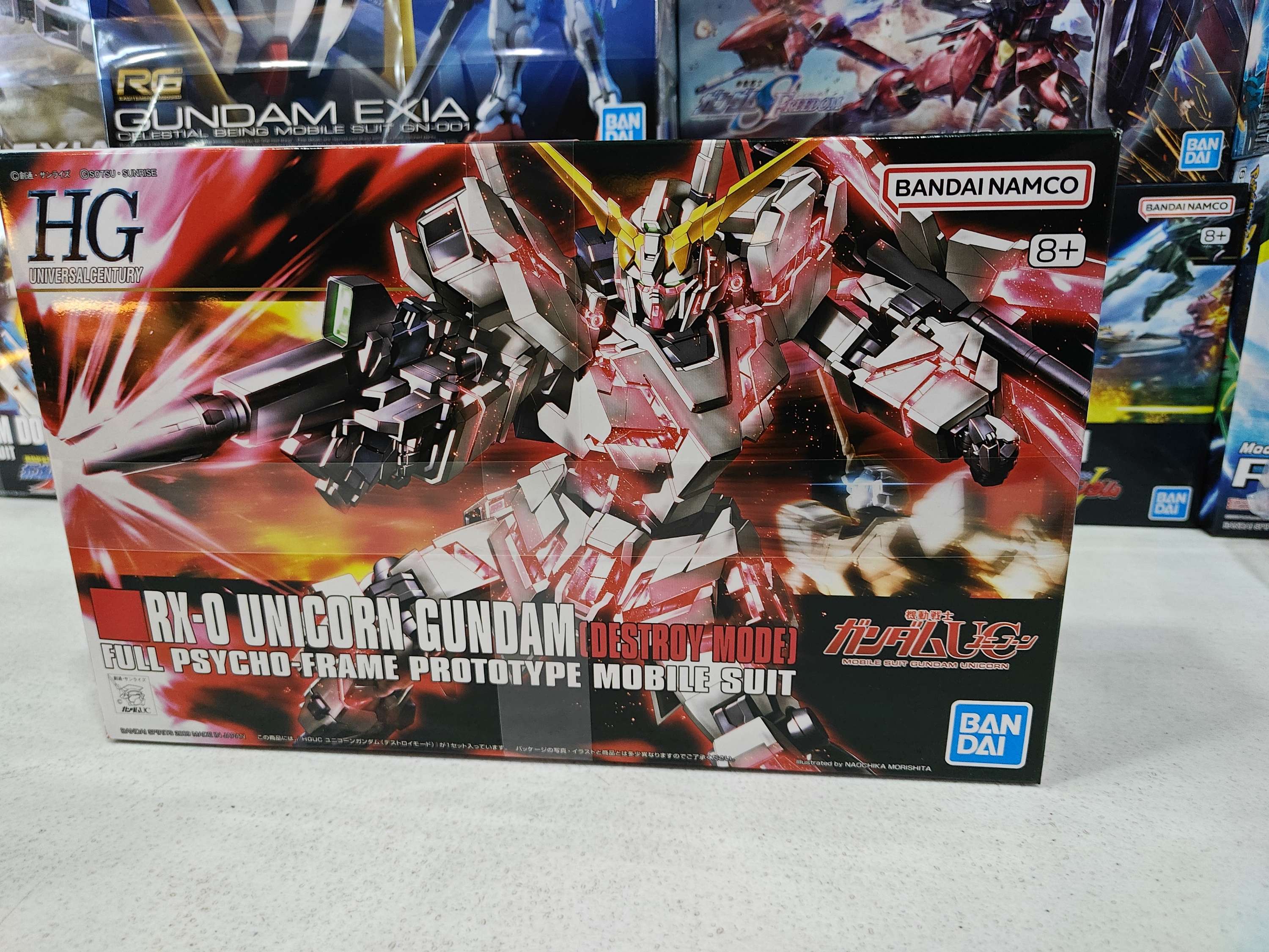 Gundam Glunpla High grade universal Century 1/144 #100 Unicorn destroy mode