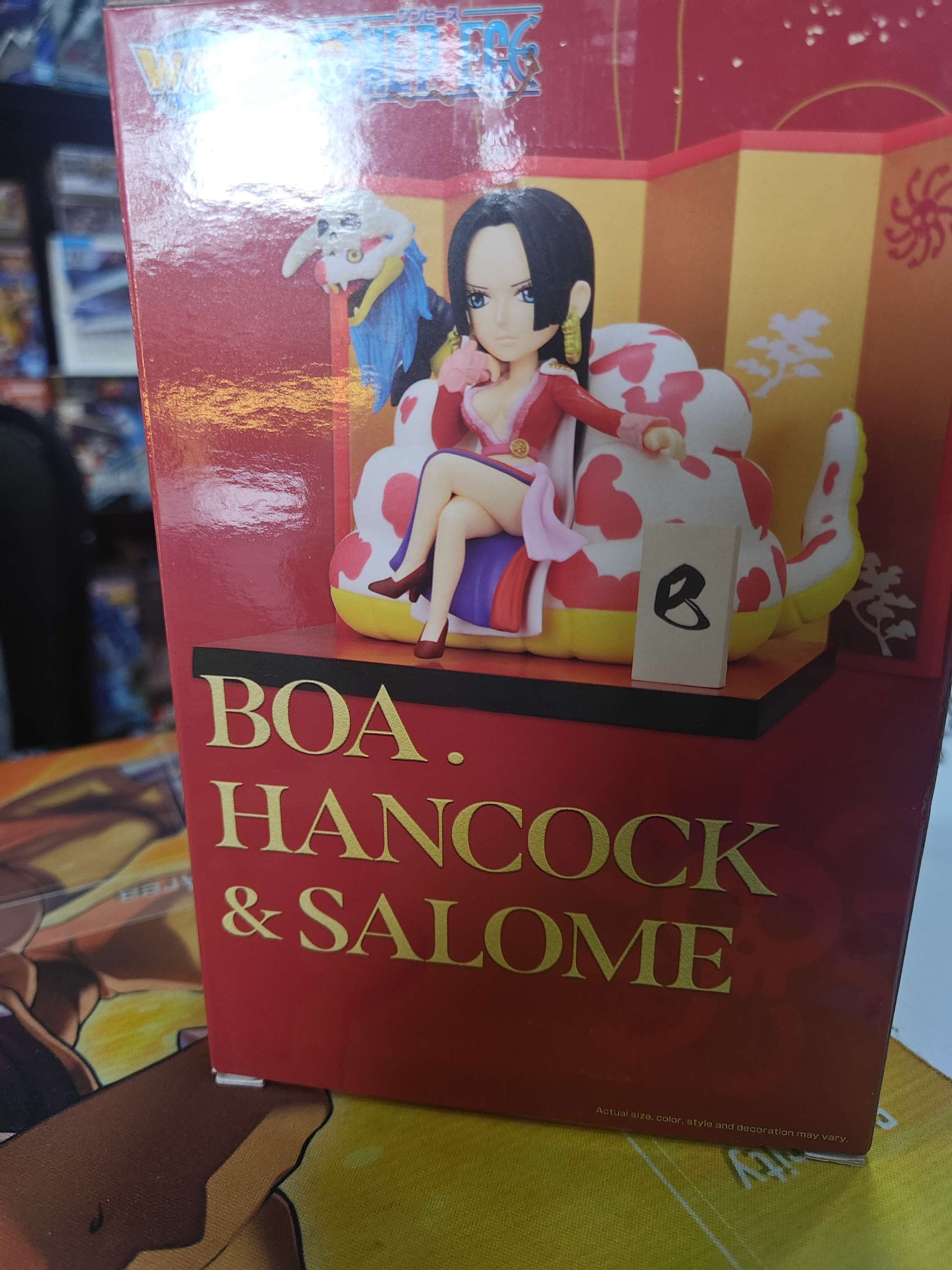 Banpresto world Collectable one piece Boa hancok y Salome log histories