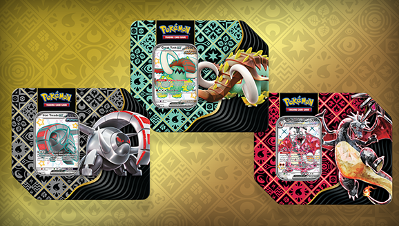 Case (6) Pokemon TCG:  Spanish Scarlet & Violet 4.5 Paldean Fates tin