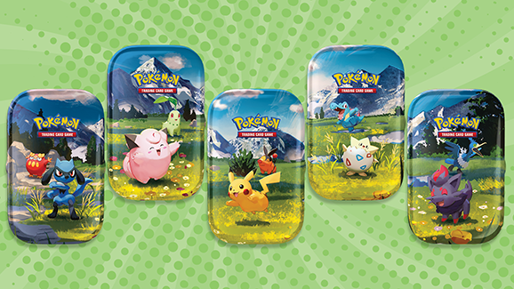 Display (10)Pokemon TCG: Spanish  Mega Evolution 02.5 Ascended Heroes- Mini  Tin